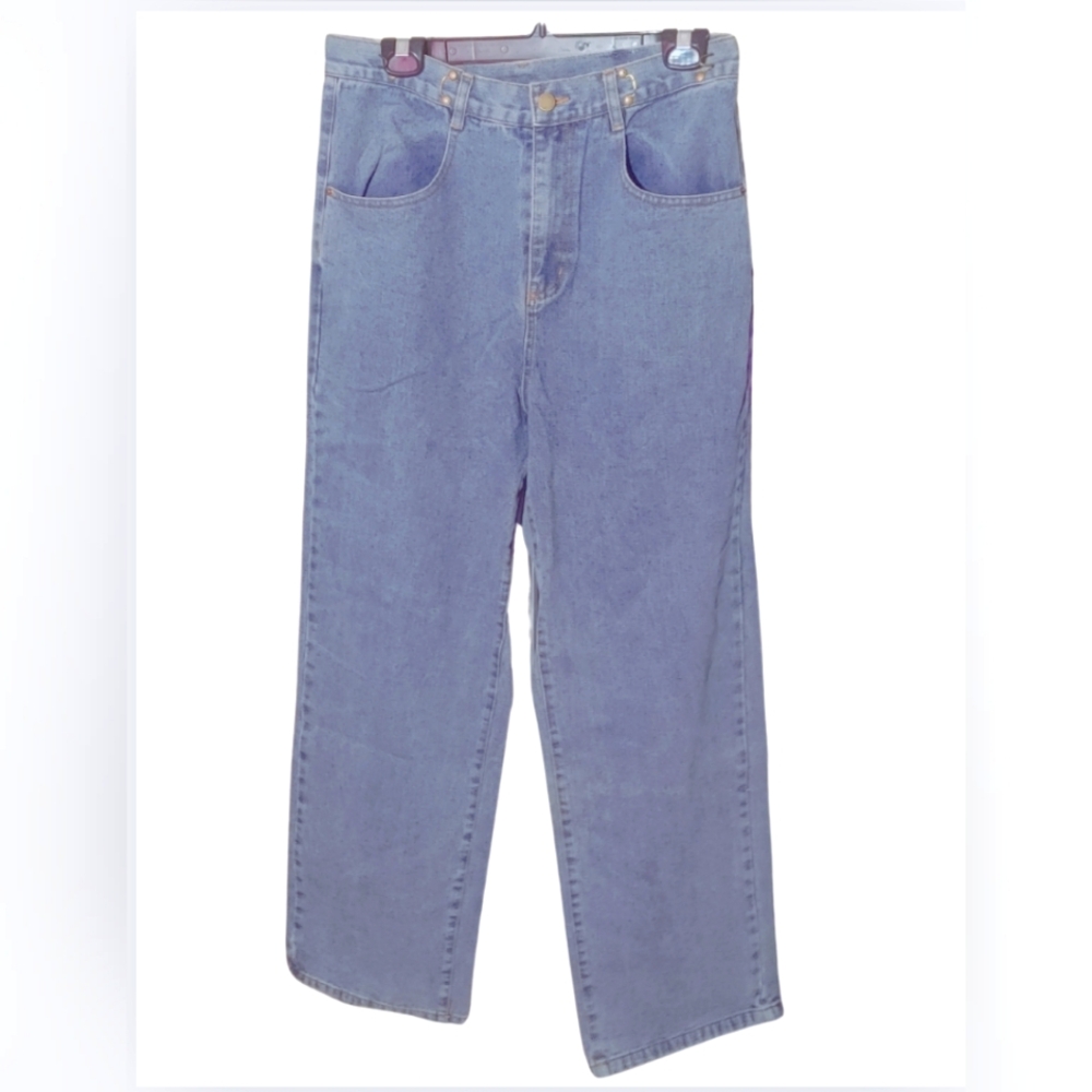 BOBBLES & LACE | "Hooked On You" Vintage Blue Jeans Size Small NWT